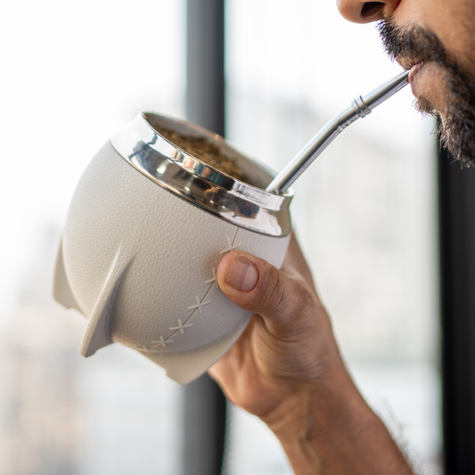 Stainless Steel Calabash Gourd and Bombilla