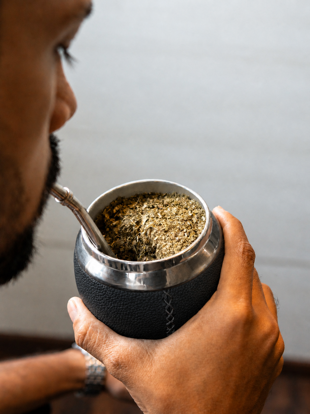 Stainless Steel Calabash Gourd and Bombilla