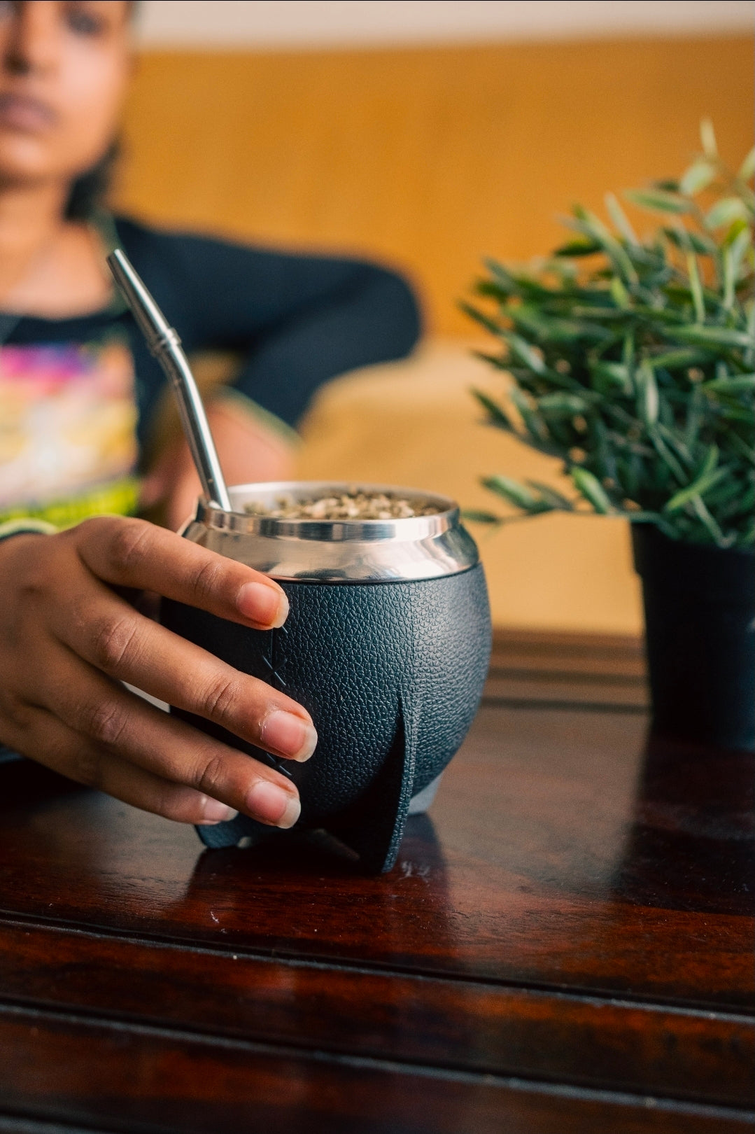 Stainless Steel Calabash Gourd and Bombilla